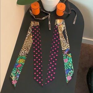 Pair of Hermes Jungle Love Love twillys